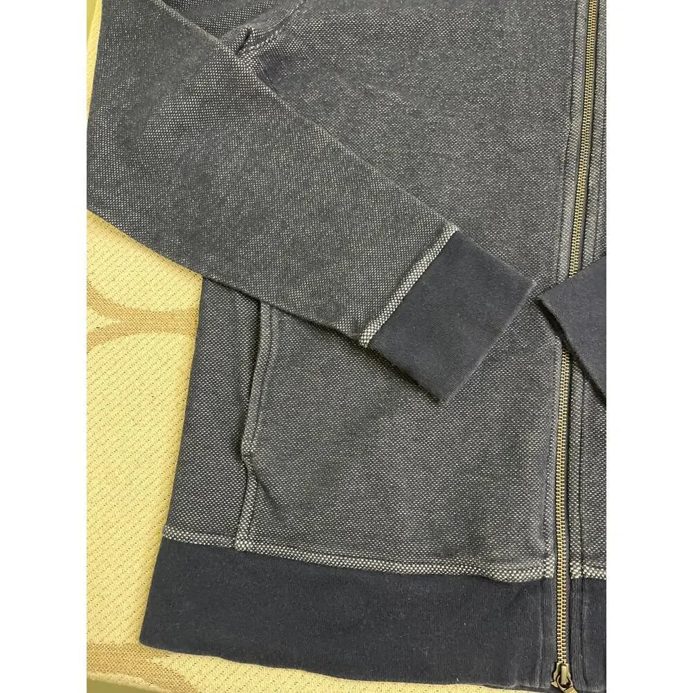Banana Republic TEXTURED KNIT BOMBER Zip Up JACKET, pockets, size extra large
